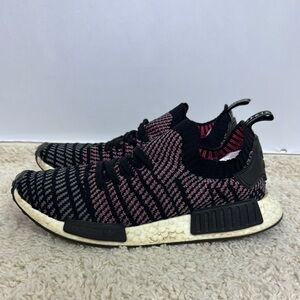 Adidas NMD‎ R1 Black and Pink Sneakers Size 9 Men’s